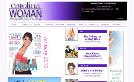 Carolina Woman website